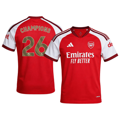 CHAMPIONS #26 Arsenal Thuisshirt 2026/27 Rood