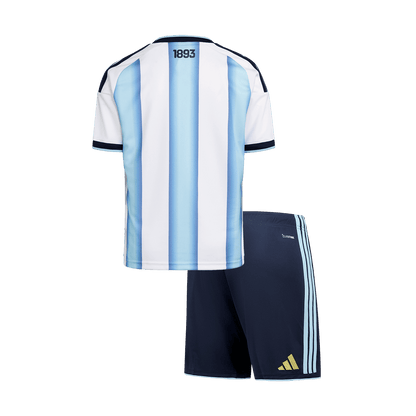 Argentine Domicile Maillot Kit 2025/26 Junior Blue&White