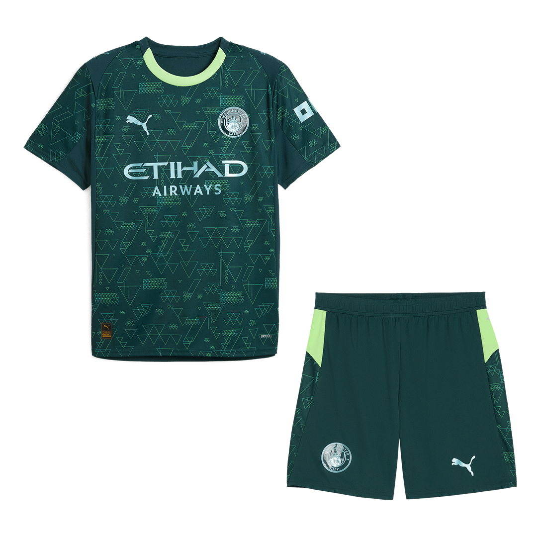 Manchester City Fourth Maillot Kit 2025/26 Vert