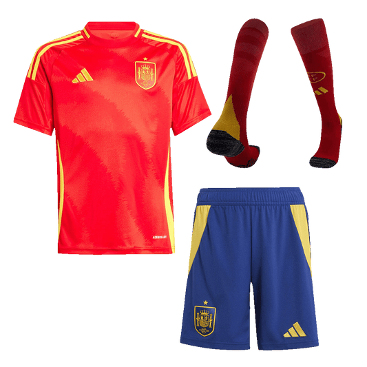 Espagne Domicile Maillot Kit 2024 Junior - Mon Maillot Foot Store