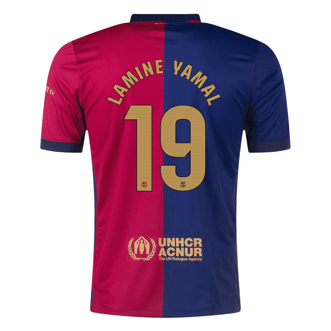 LAMINE YAMAL #19 Barcelone Domicile Maillot 2024/25 Spotify Logo Without Text - Super - Mon Maillot Foot Store