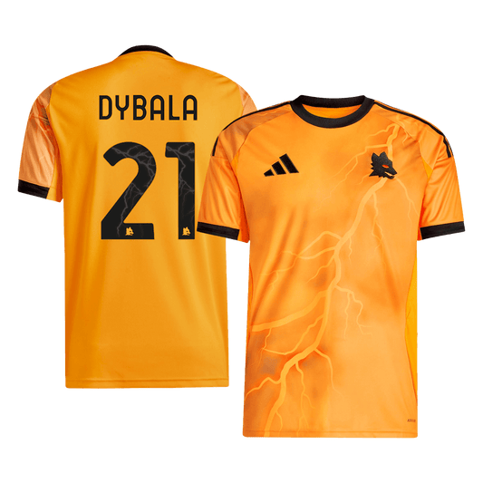 DYBALA #21 Roma Extérieur Maillot 2025/26 Orange