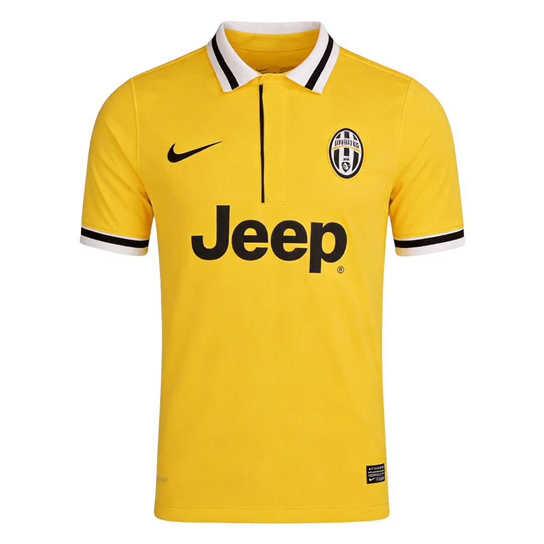 Retro CHIELLINI #3 Juventus Uit Thuisshirt 2013/14 Geel