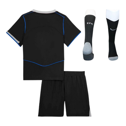 Chelsea Third Maillot Kit 2025/26 Enfant Noir