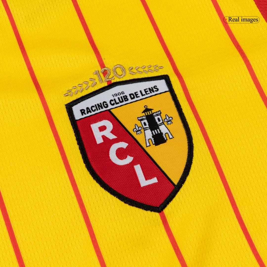 THAUVIN #10 RC Lens Domicile Maillot 2025/26 Rouge&Jaune
