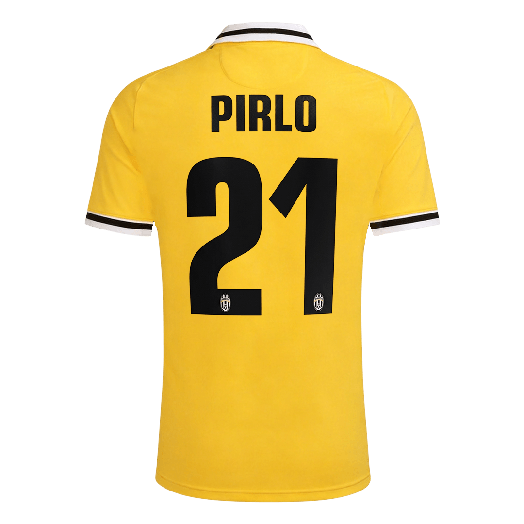 Retro PIRLO #21 Juventus Uitshirt 2013/14 Geel