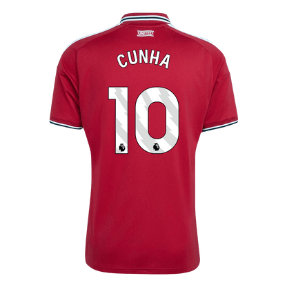 CUNHA #10 Manchester United Domicile Maillot 2026/27 Rouge