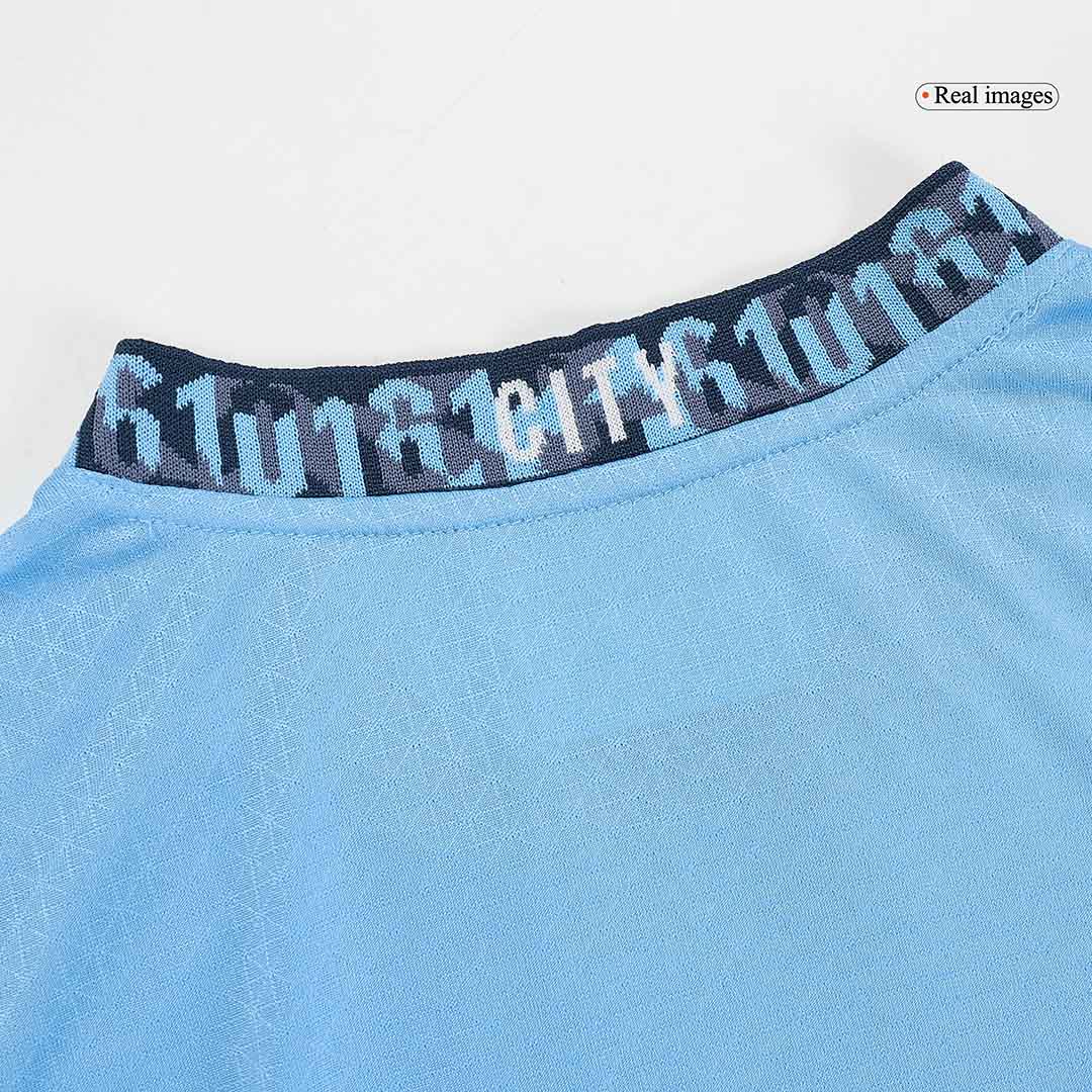 Manchester City Domicile Maillot 2024/25 Authentique Grande Taille