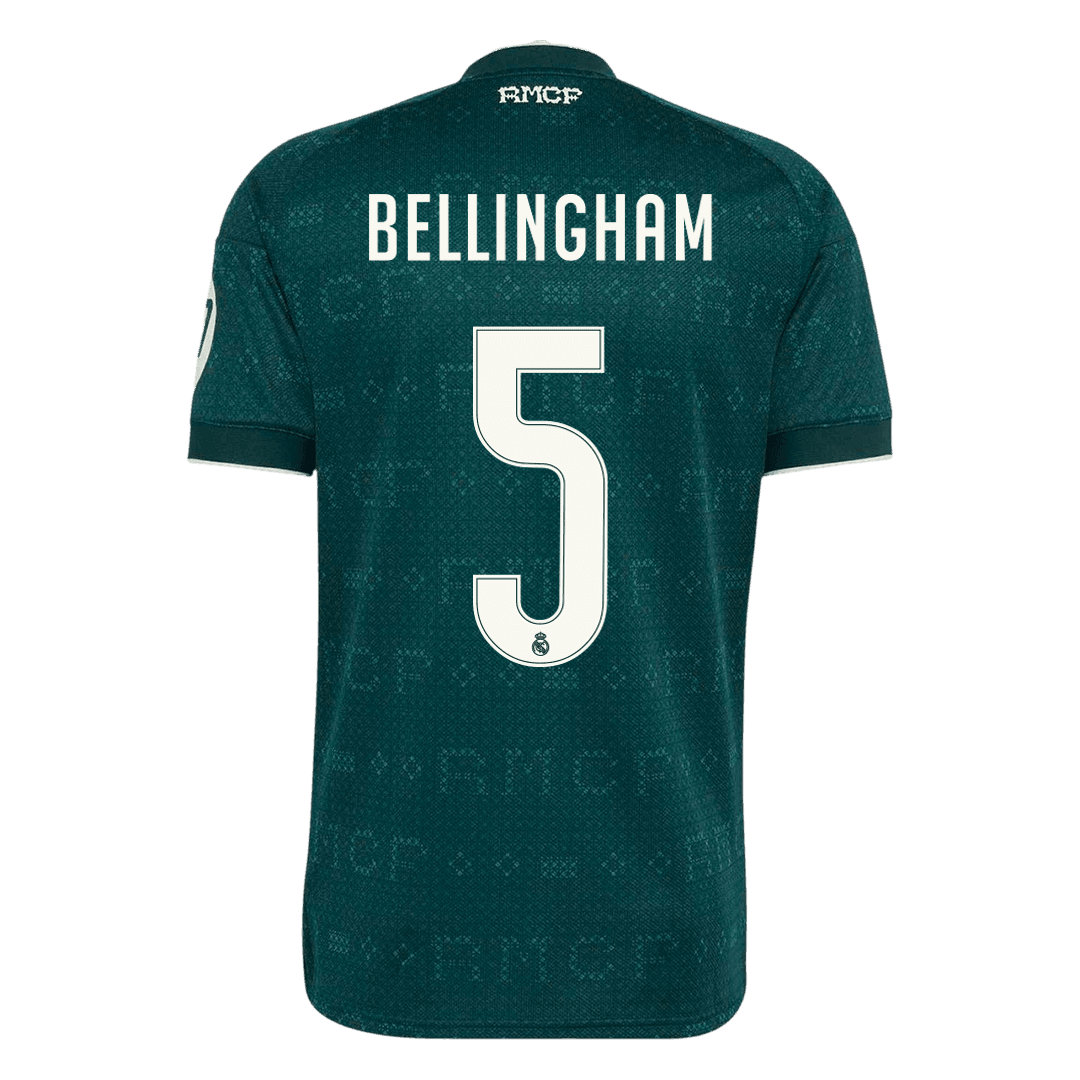 BELLINGHAM #5 Real Madrid Extérieur Maillot 2026/27 Vert