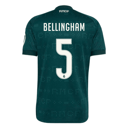 BELLINGHAM #5 Real Madrid Extérieur Maillot 2026/27 Vert