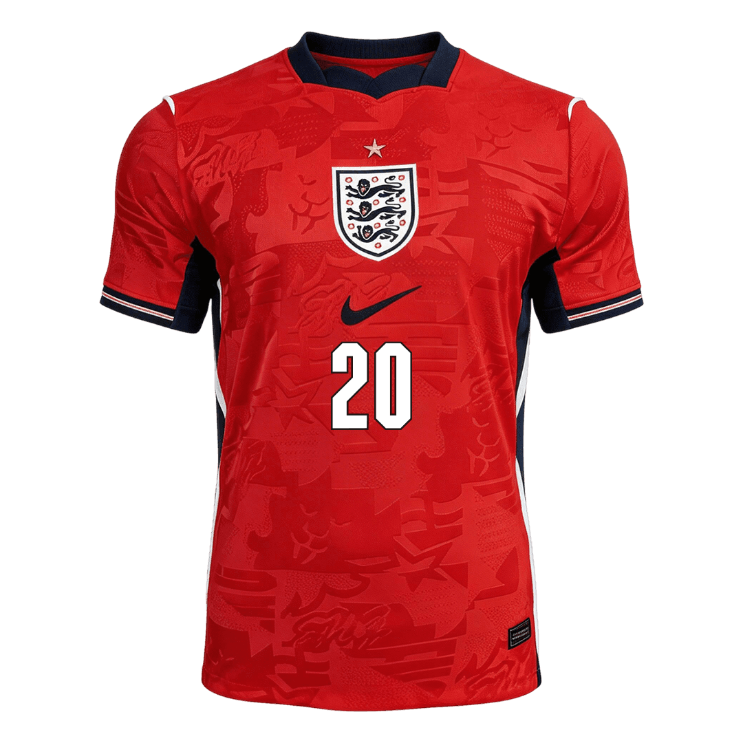 PALMER #20 Engeland Uitshirt - WK 2026 Rood Speler