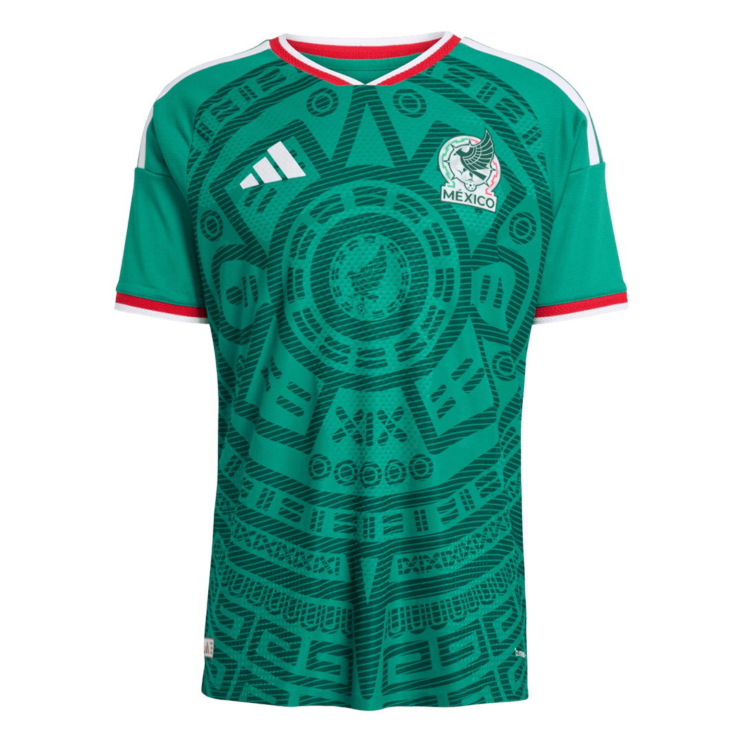 Mexique Domicile Maillot Coupe du Monde 2026 Vert Joueur Grande Taille