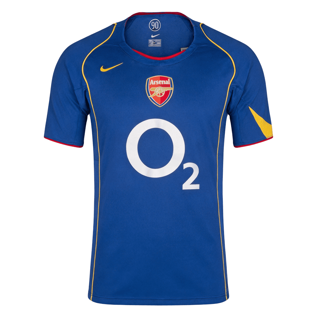 Retro Arsenal Uit Shirt 2004/05 Blauw
