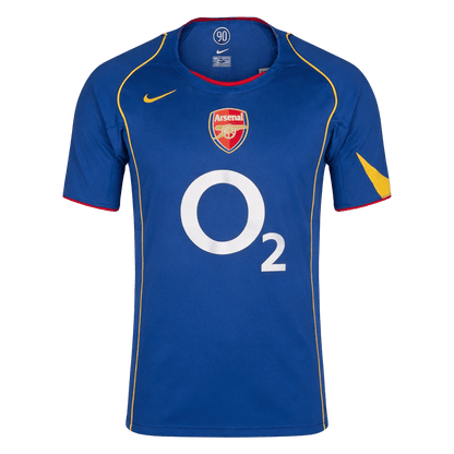 Retro Arsenal Uit Shirt 2004/05 Blauw