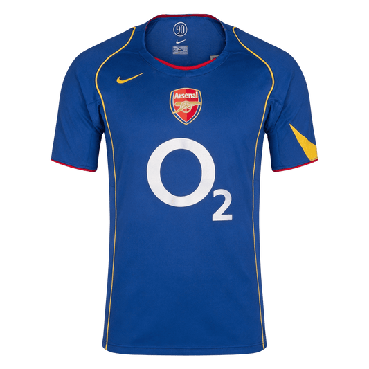 Retro Arsenal Uit Shirt 2004/05 Blauw
