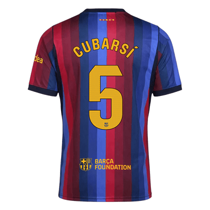 CUBARSÍ #5 Barcelone Domicile Maillot 2026/27 Blue&Garnet