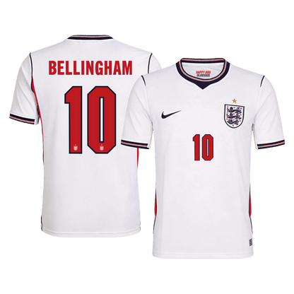 BELLINGHAM #10 Engeland Thuisshirt - WK 2026 Wit