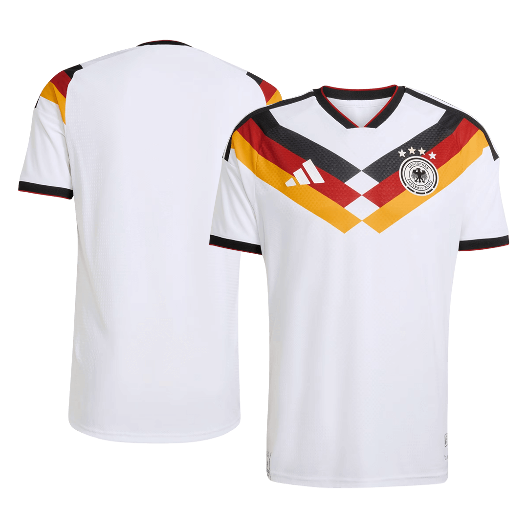 Allemagne Domicile Maillot Coupe du Monde 2026 Blanc Joueur Grande Taille