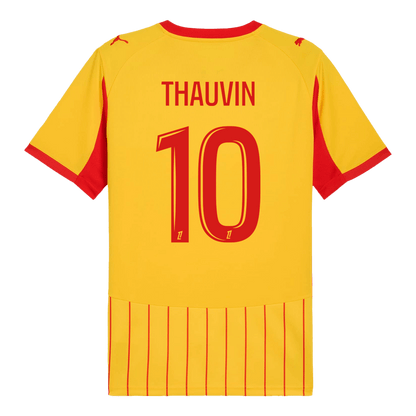 THAUVIN #10 RC Lens Domicile Maillot 2025/26 Rouge&Jaune