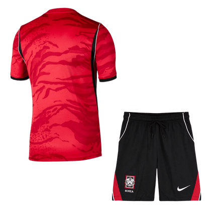 Zuid-Korea Thuisshirt Kit - Wereldkampioenschap 2026 Rood&Zwart