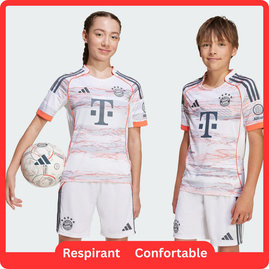 Bayern Munich Extérieur Maillot Kit 2025/26 Junior
