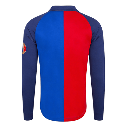 Retro Barcelona Special Thuisshirt Lange Mouwen 1999/00 Rood