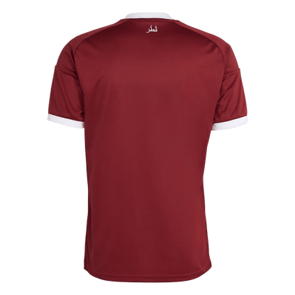 Qatar Thuis Shirt - Wereldkampioenschap 2026 Rood Grote Maat