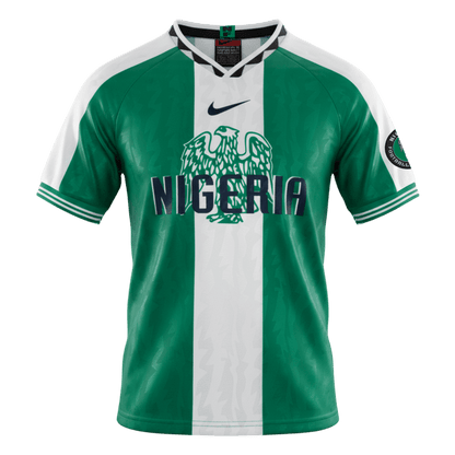 Retro Nigeria Domicile Maillot 1996 Green&White
