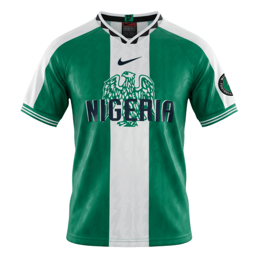 Retro Nigeria Domicile Maillot 1996 Green&White