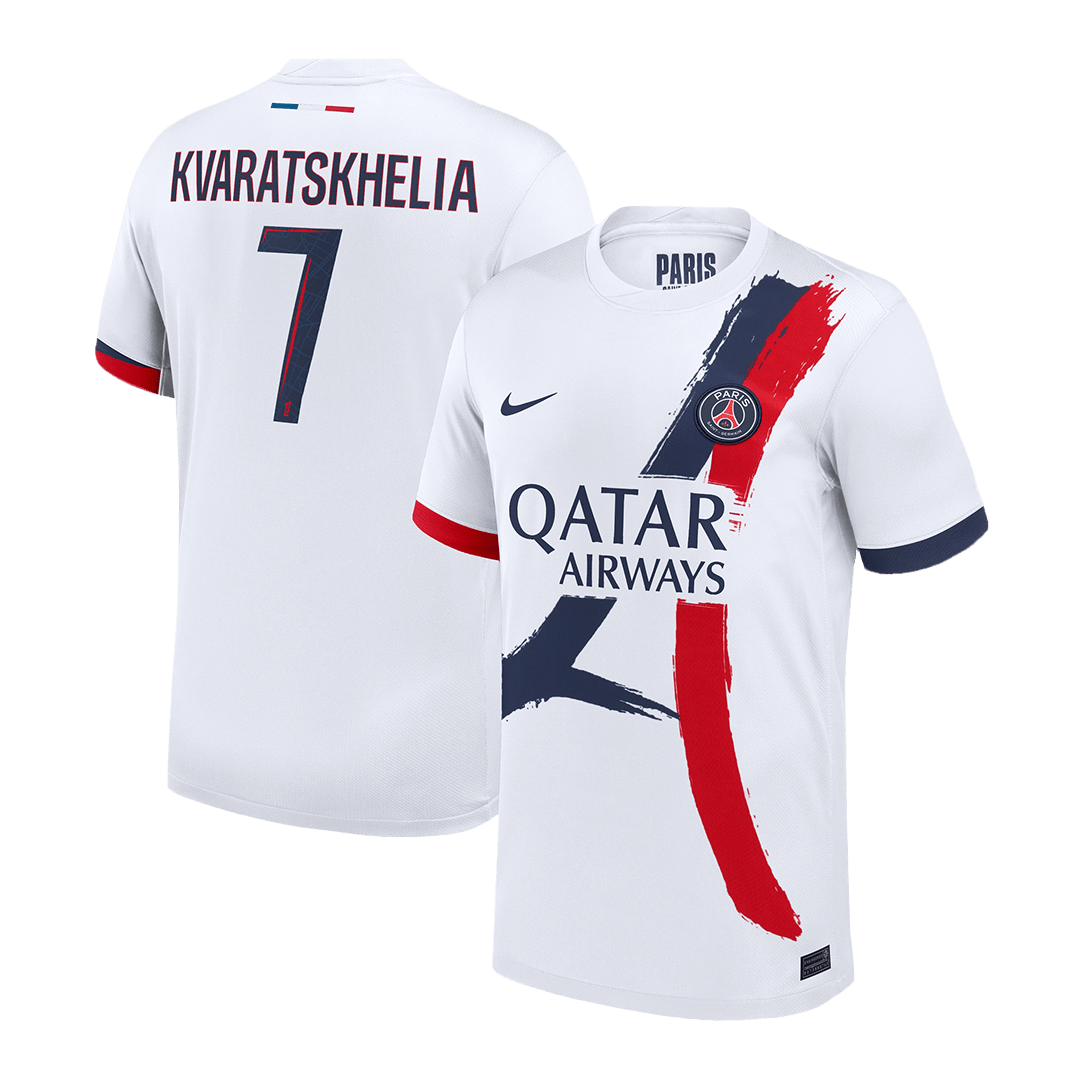 KVARATSKHELIA #7 Paris Saint-Germain Extérieur Maillot 2024/25