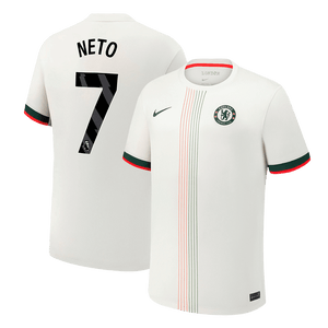 NETO #7 Chelsea Extérieur Maillot 2025/26 Blanc