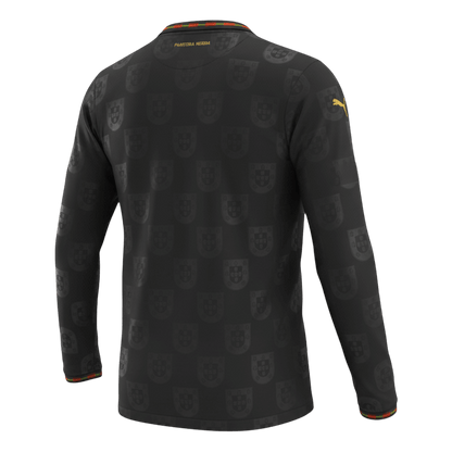 Portugal Maillot Manches Longues - Coupe du Monde 2026 Noir