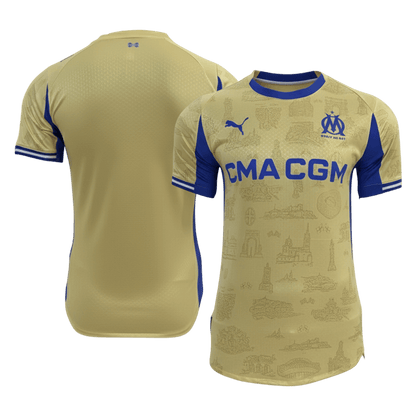 Olympique de Marseille Fourth Maillot 2025/26 Jaune Joueur