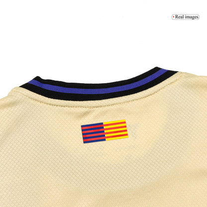 Barcelone Extérieur Maillot Kit 2025/26 Junior Jaune&Noir