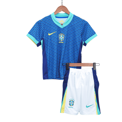 Brésil Extérieur Maillot Kit 2024 Enfant - Mon Maillot Foot Store