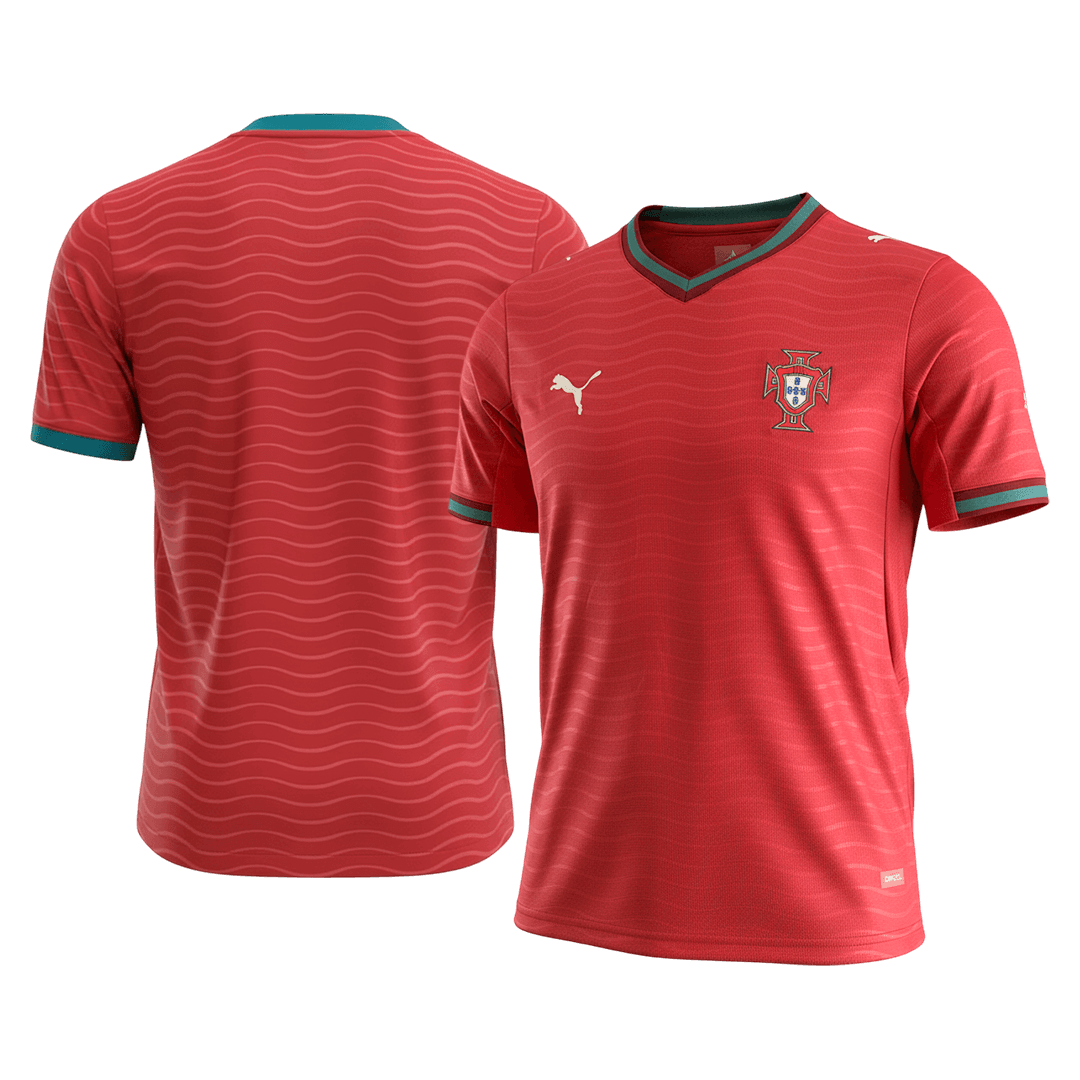 Portugal Domicile Maillot Coupe du Monde 2026 Rouge