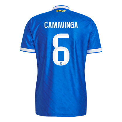 CAMAVINGA #6 Real Madrid Third Maillot 2025/26 Bleu Joueur