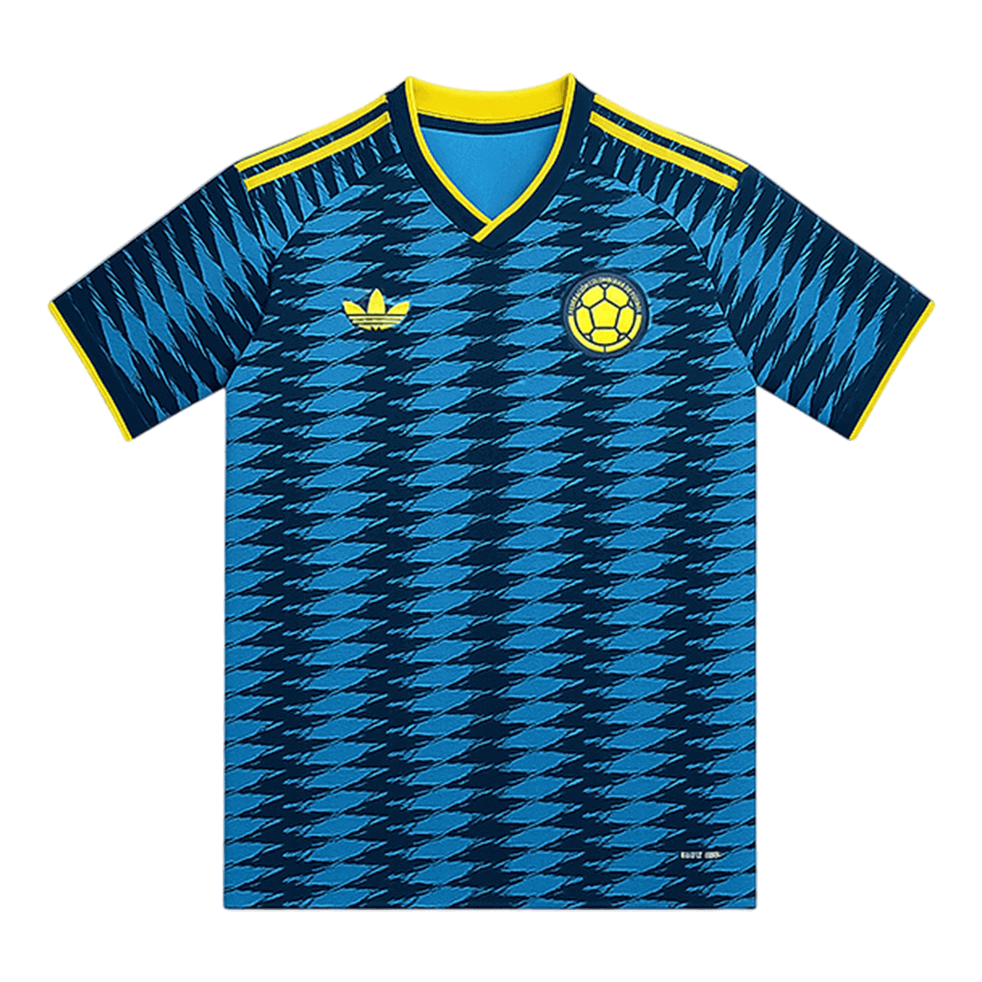 Colombia Uitshirt - Wereldkampioenschap 2026 Blauw Grote Maat