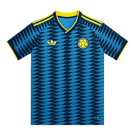 Colombie Extérieur Maillot - Coupe du Monde 2026 Bleu Grande Taille