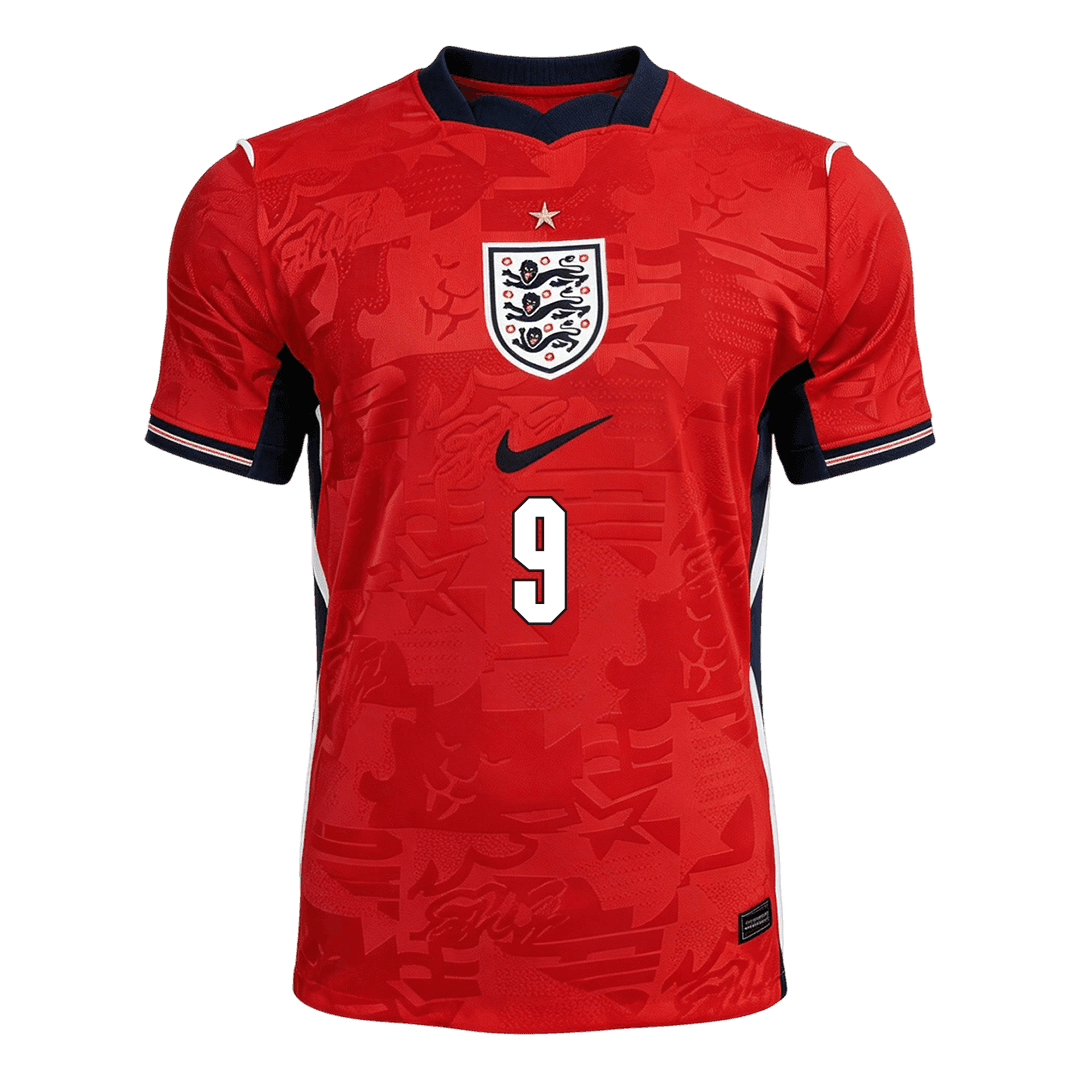 KANE #9 Engeland Uit Thuisshirt - Wereldkampioenschap 2026 Rood