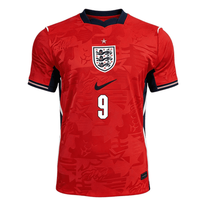 KANE #9 Engeland Uit Thuisshirt - Wereldkampioenschap 2026 Rood