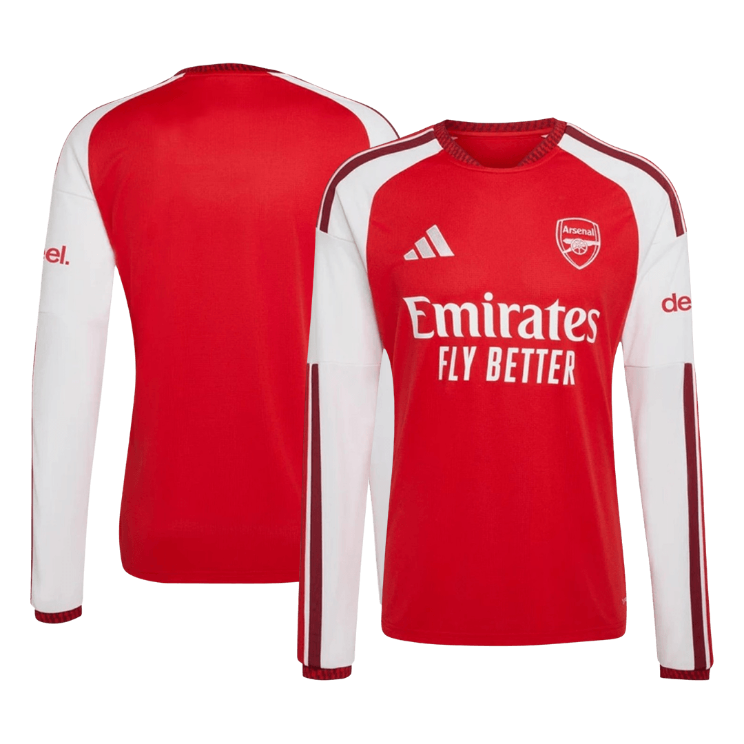 Arsenal Domicile Maillot Manches Longues 2026/27 Rouge