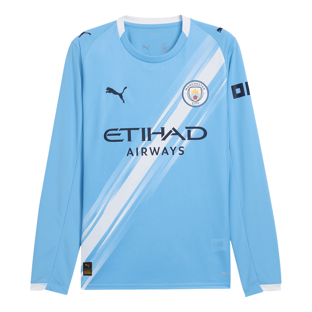 Manchester City Domicile Maillot Manches Longues 2025/26