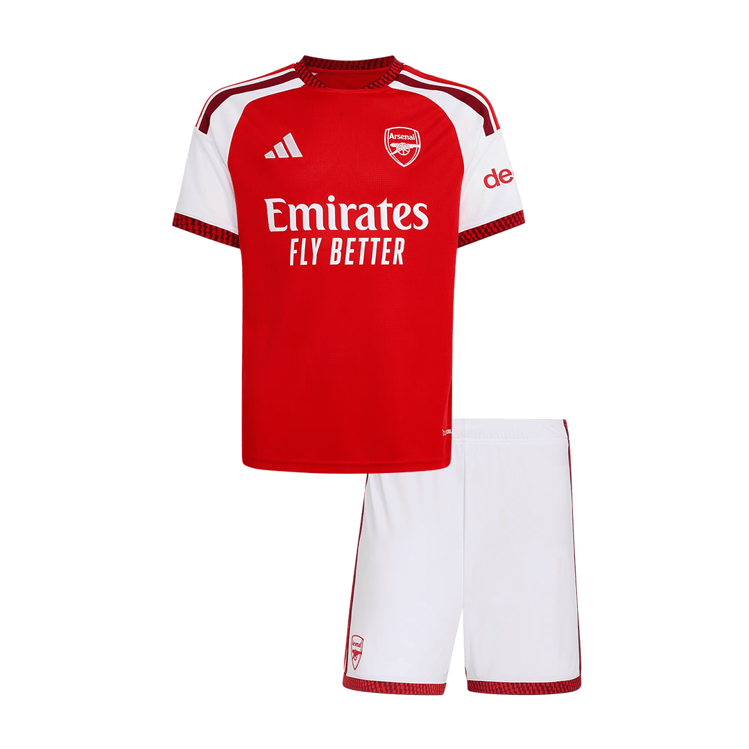 CHAMPIONS #26 Arsenal Domicile Maillot Kit 2026/27 Enfant Rouge