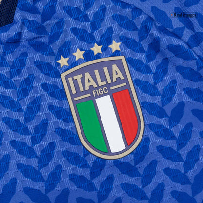 DIMARCO #3 Italie Domicile Maillot Coupe du Monde 2026 Bleu Joueur