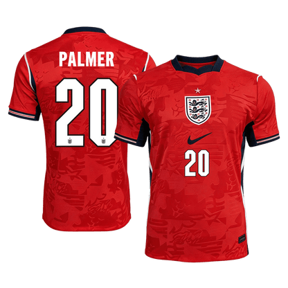 PALMER #20 Engeland Uitshirt - Wereldkampioenschap 2026 Rood