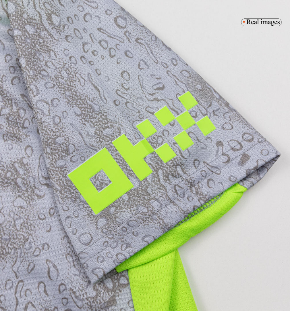 Manchester City Third Maillot Kit 2025/26 Junior Gris