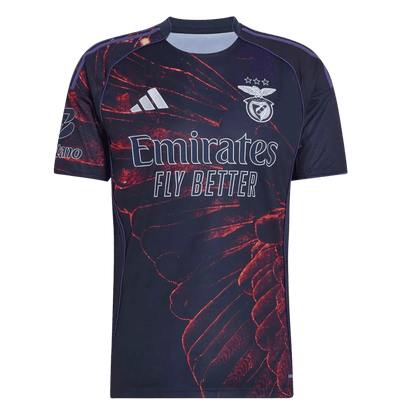 Lissabon Vierde Uitshirt 2025/26 Marineblauw