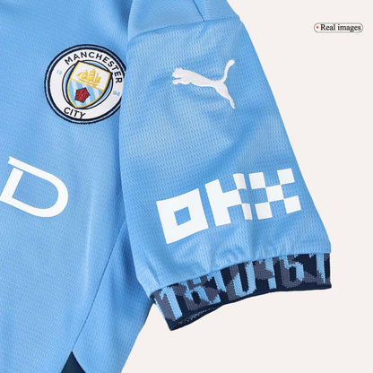 Manchester City Domicile Maillot Kit 2024/25 Junior
