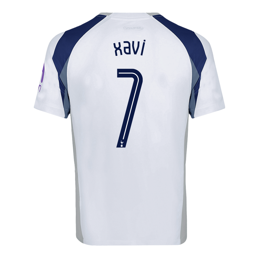 XAVI #7 Tottenham Hotspur Domicile Maillot 2025/26 Blanc - UCL